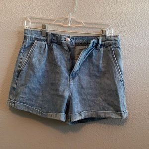American eagle mom jean shorts